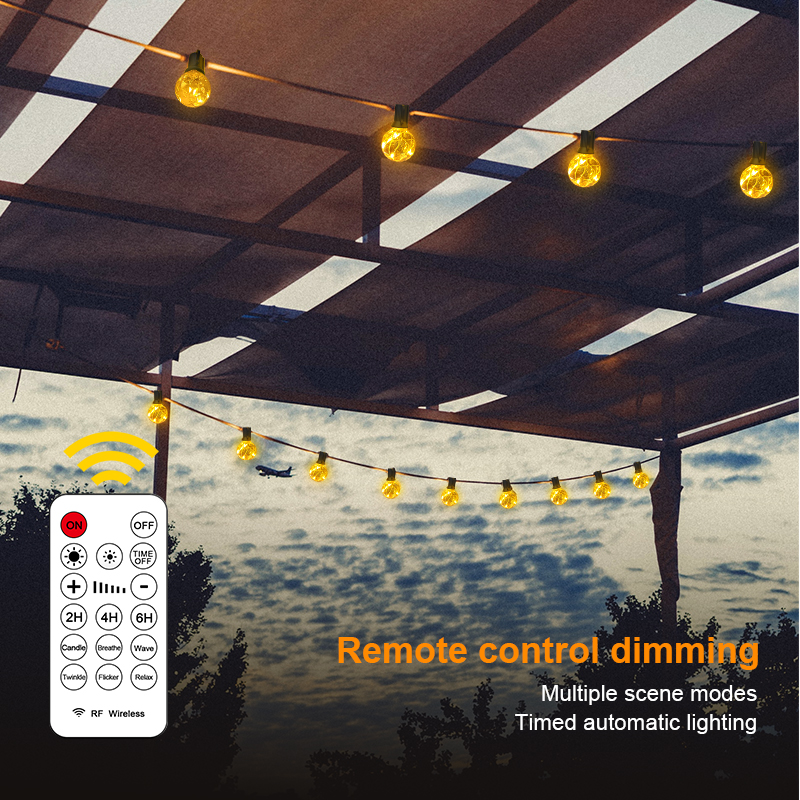 HCP081  G40暖光铜线灯串